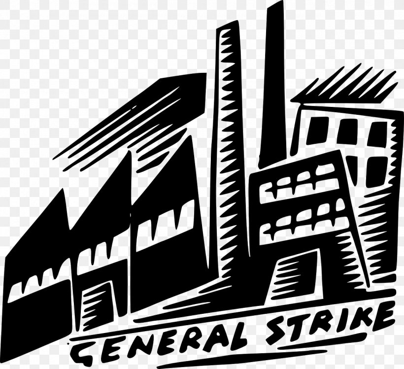 General Strike Strike Action Clip Art, PNG, 1280x1170px, General Strike, Black And White, Brand, Laborer, Logo Download Free