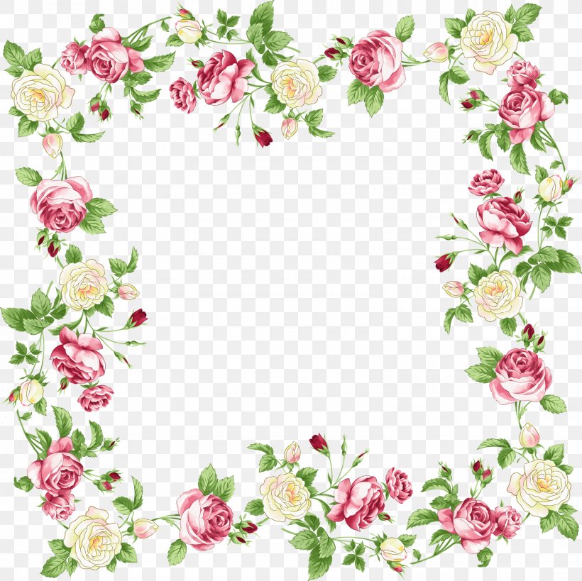 Rose Flower Clip Art, PNG, 1600x1600px, Rose, Area, Art, Border, Branch Download Free