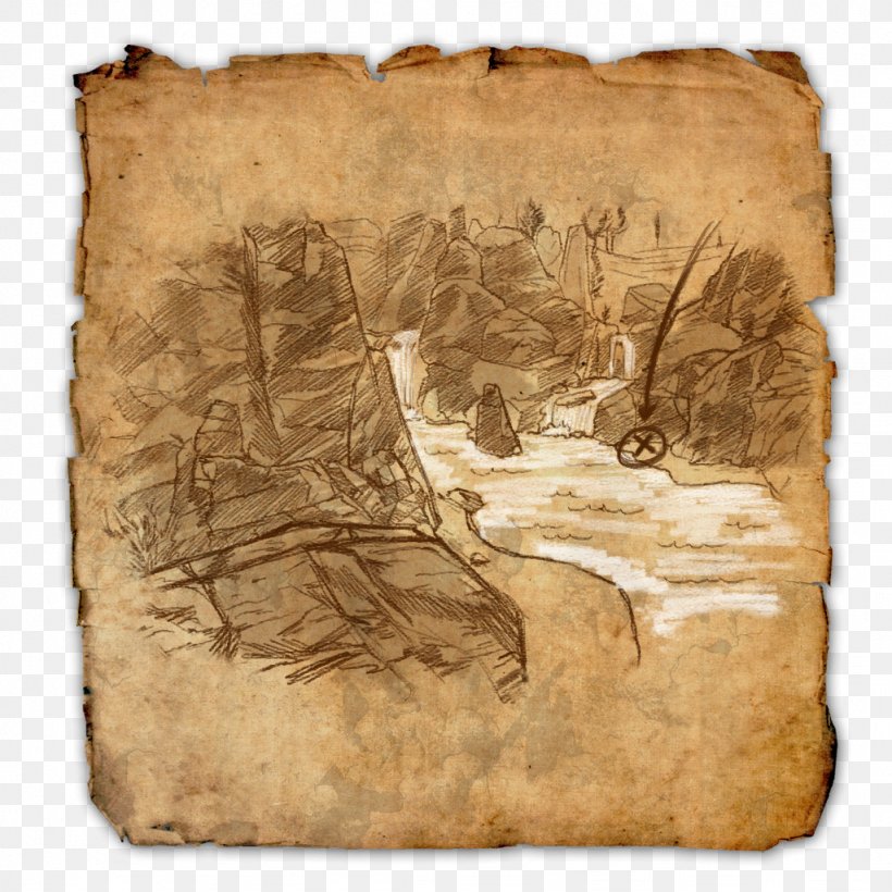 The Elder Scrolls Online Treasure Map World Map, PNG, 1024x1024px, Elder Scrolls Online, Elder Scrolls, Game, Location, Map Download Free