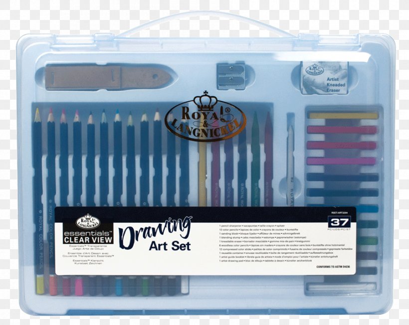Drawing Essentials Clear View Art Set Painting Watercolor Painting Artist Royal Brush Pencil Premier Box Set, PNG, 900x716px, Drawing, Acrylic Paint, Art, Artist, Brand Download Free