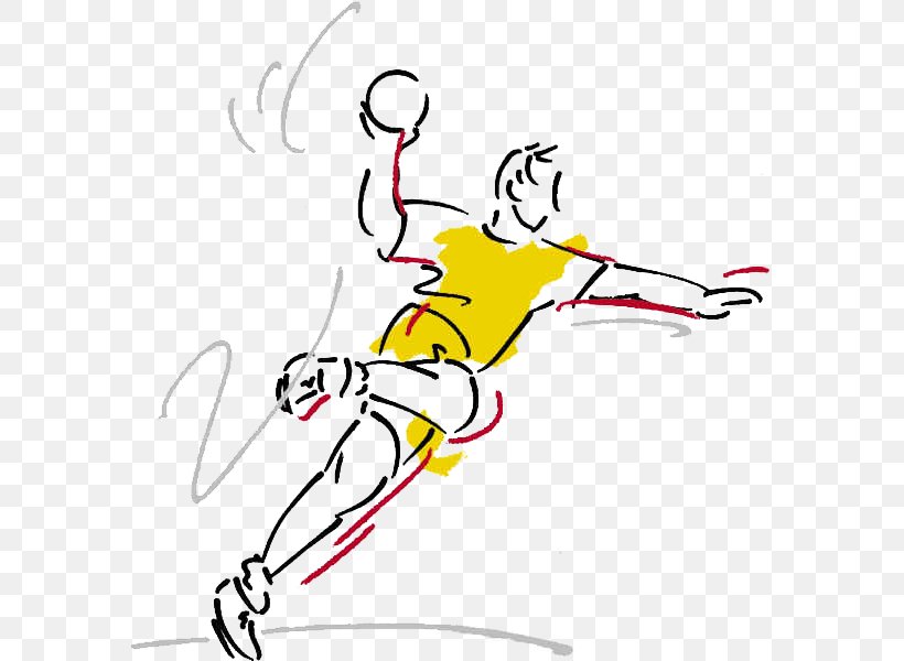 Handball Sports Association Sports League, PNG, 581x600px, Watercolor, Cartoon, Flower, Frame, Heart Download Free