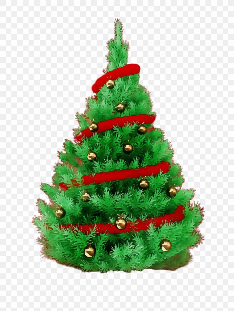 Christmas Tree, PNG, 1732x2308px, Watercolor, Christmas, Christmas Decoration, Christmas Ornament, Christmas Tree Download Free