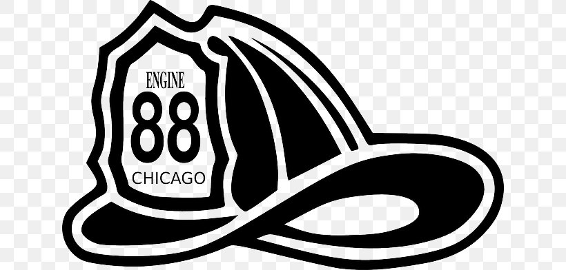 Firefighter's Helmet Fire Station Clip Art, PNG, 640x392px, Firefighter, Area, Artwork, Black, Black And White Download Free