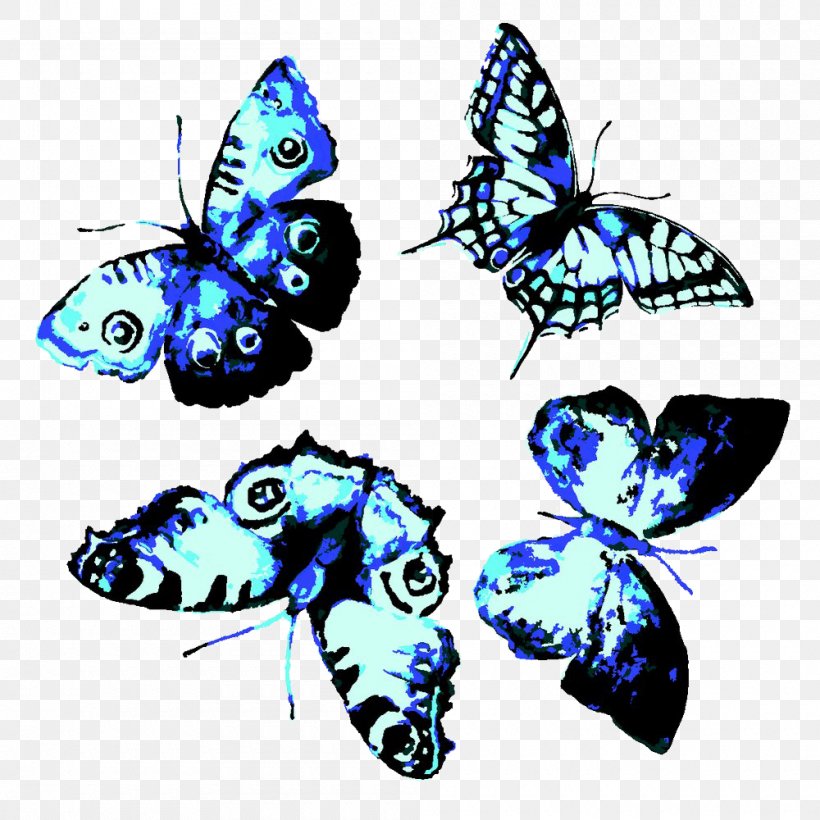 Butterfly Watercolor Painting, PNG, 1000x1000px, Butterfly, Art, Blue, Brush Footed Butterfly, Butterflies And Moths Download Free