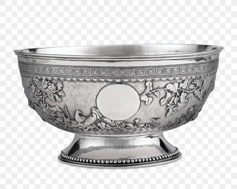 Chinese Export Silver Chinese Export Porcelain Tableware Bowl, PNG, 1750x1400px, 20th Century, Silver, Antique, Bird, Bowl Download Free