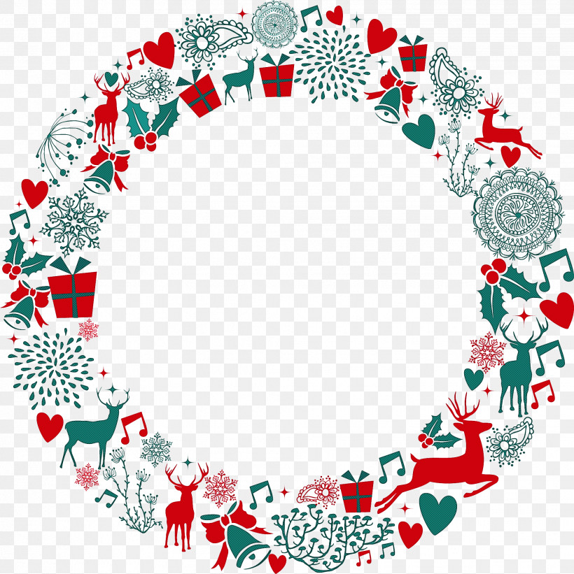 Christmas Decoration, PNG, 2032x2035px, Wreath, Christmas Decoration, Circle, Holly, Interior Design Download Free