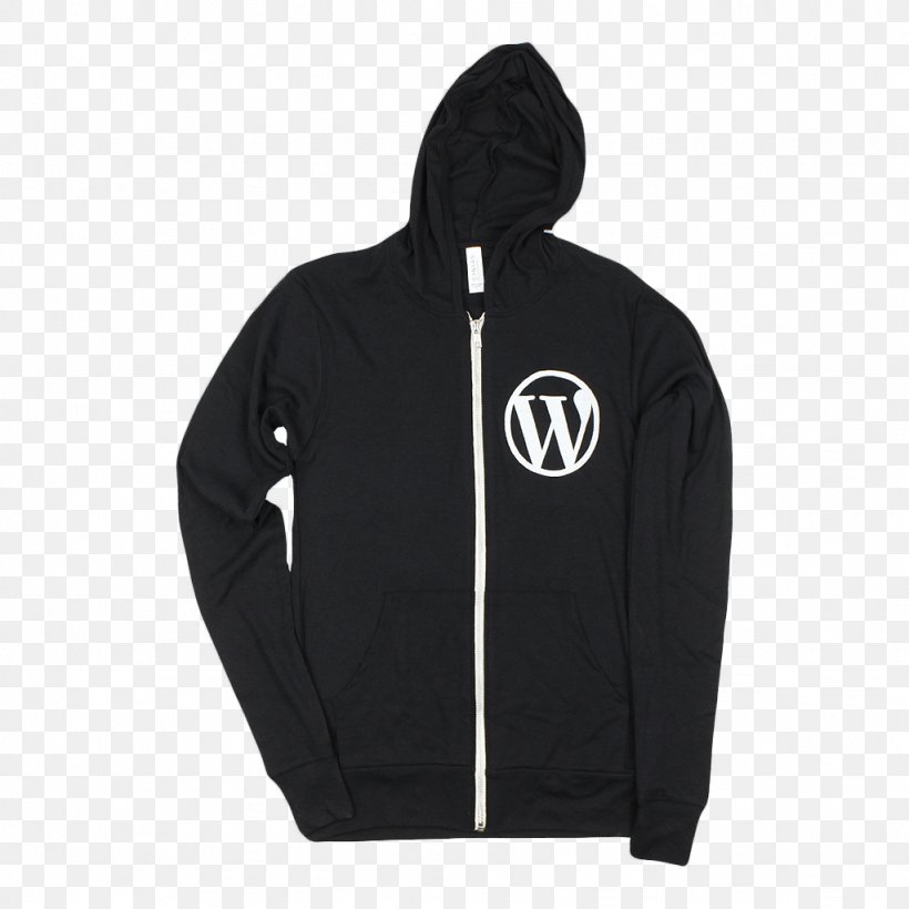 Hoodie T-shirt Zipper Clothing WordCamp, PNG, 1024x1024px, Hoodie, Black, Bluza, Brand, Button Download Free