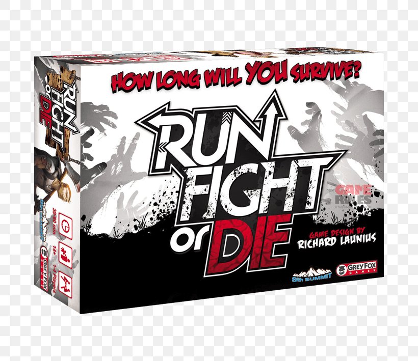 Run, Fight Or Die Board Game Dice 8th Summit RUN, Fight, Or Die, PNG, 709x709px, Board Game, Brand, Card Game, Dice, Game Download Free