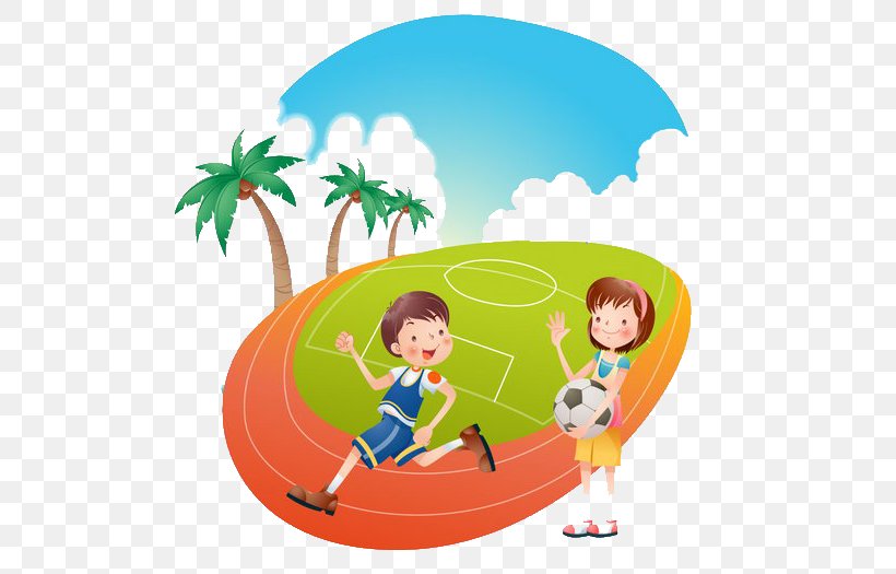 Schoolyard Cartoon, PNG, 700x525px, Schoolyard, Allweather Running Track, Animation, Area, Ball Download Free