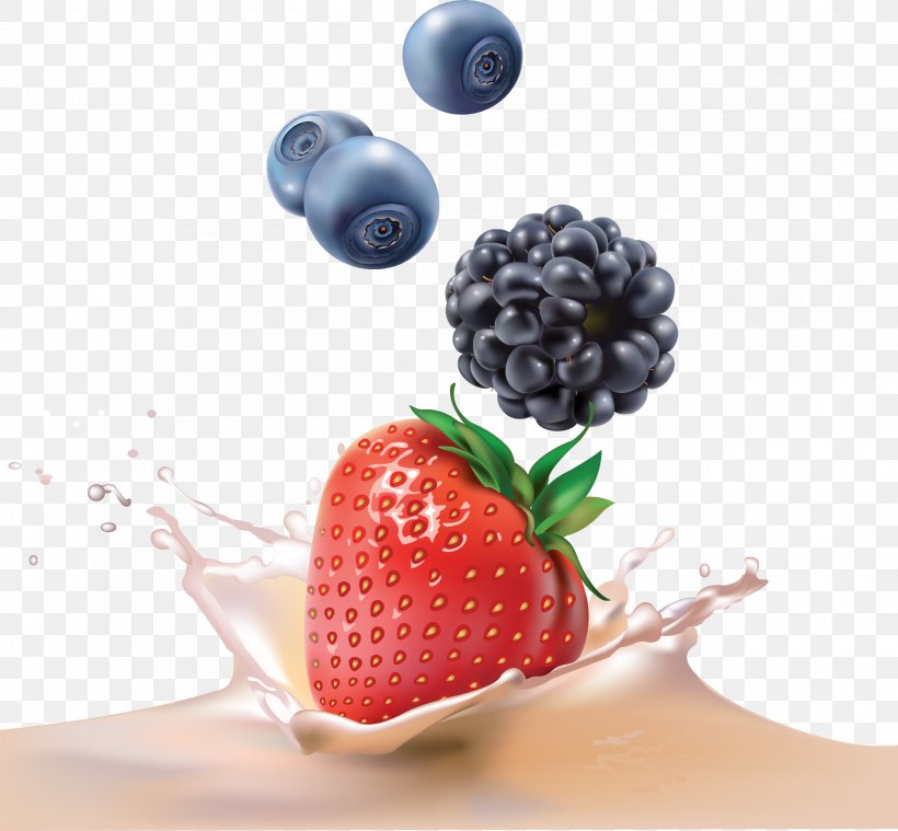 Strawberry Milk Blueberry, PNG, 2500x2317px, Berry, Amora, Blackberry, Blueberry, Food Download Free