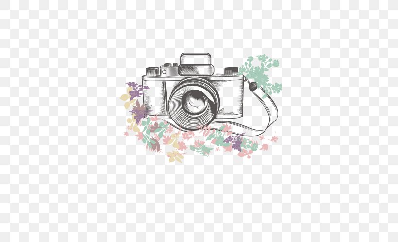 Camera Photography Illustration, PNG, 500x500px, Camera, Drawing, Photography, Royaltyfree, Singlelens Reflex Camera Download Free