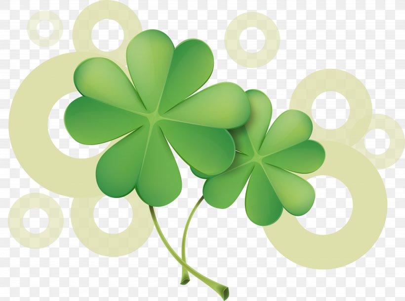 Four-leaf Clover Red Clover Clip Art, PNG, 5131x3805px, Fourleaf Clover, Clover, Game, Green, Leaf Download Free