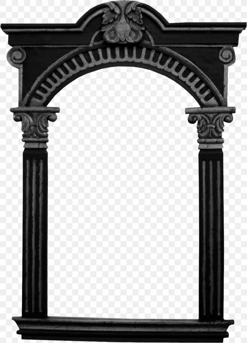 Light Picture Frame Mirror, PNG, 1021x1418px, Light, Arch, Architecture, Black And White, Column Download Free