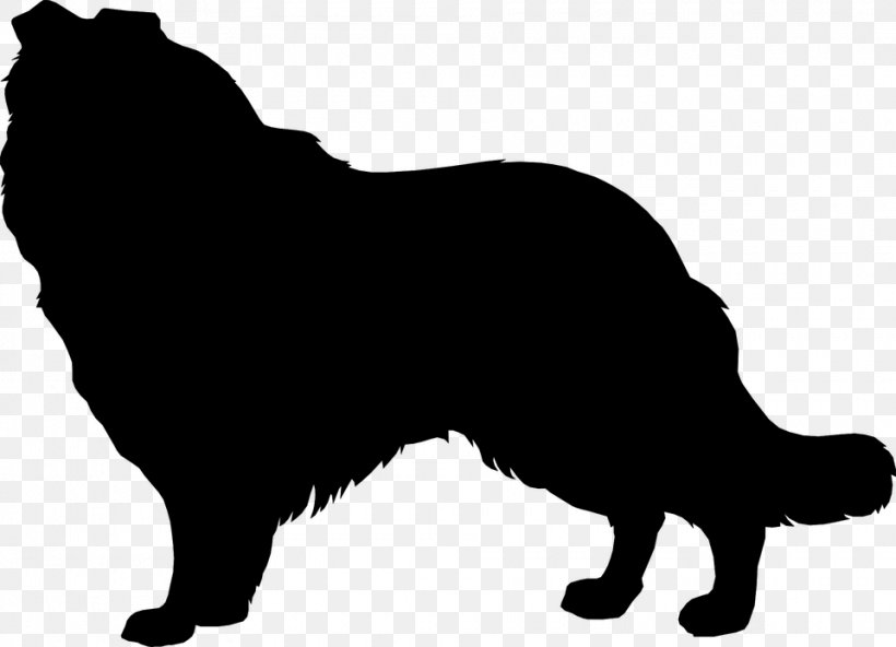 Rough Collie Border Collie Smooth Collie Silhouette Clip Art, PNG, 960x694px, Rough Collie, Black, Black And White, Black Cat, Border Collie Download Free
