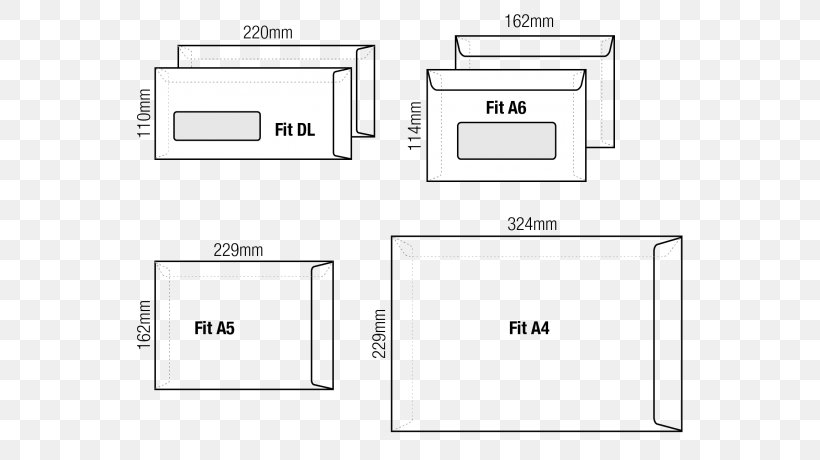 Standard Paper Size Windowed Envelope ISO 269, PNG, 600x460px, Paper, Area, Brand, Business Cards, Diagram Download Free