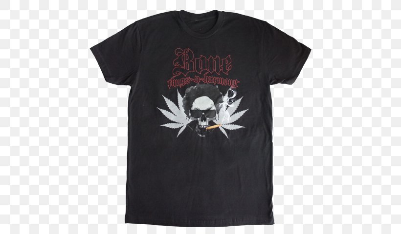 T-shirt Bone Thugs-N-Harmony T.H.U.G.S. Clothing, PNG, 640x480px, Tshirt, Active Shirt, Black, Bone Thugs, Bone Thugsnharmony Download Free