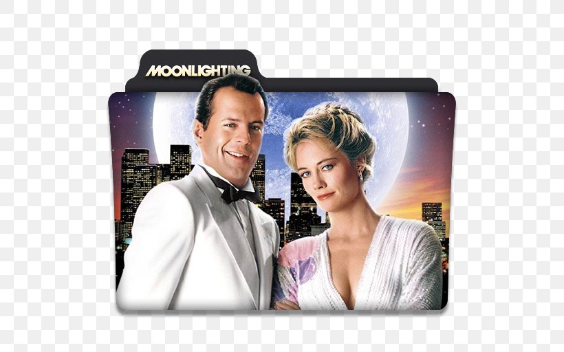 Bruce Willis Cybill Shepherd Moonlighting Madelyn 'Maddie' Hayes DVD, PNG, 512x512px, Bruce Willis, Actor, Allan Arkush, Comedy, Curtis Armstrong Download Free
