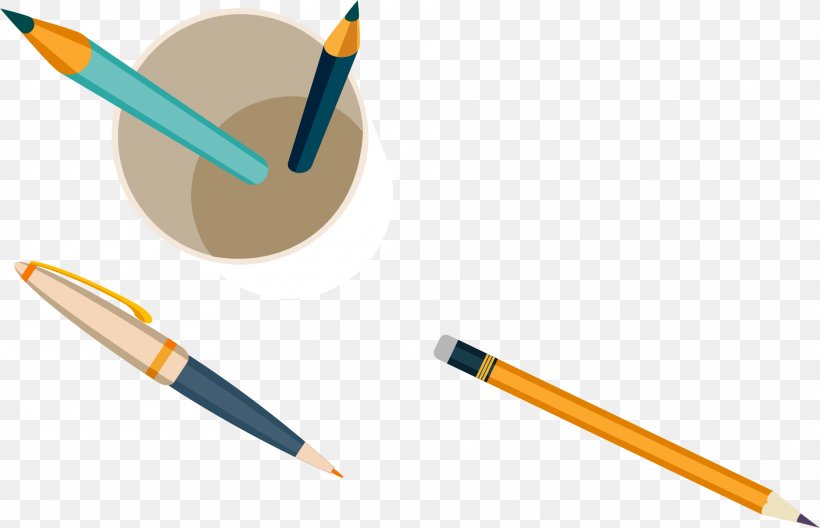 Pen Gratis, PNG, 1870x1205px, Pen, Brush Pot, Gratis, Material, Office Supplies Download Free