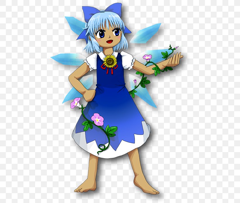 Cirno Hidden Star In Four Seasons Team Shanghai Alice Image Photograph, PNG, 488x694px, Watercolor, Cartoon, Flower, Frame, Heart Download Free
