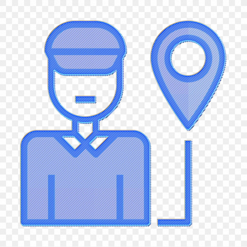 Delivery Man Icon Maps And Location Icon Logistic Icon, PNG, 1154x1156px, Delivery Man Icon, Blue, Electric Blue, Line, Logistic Icon Download Free