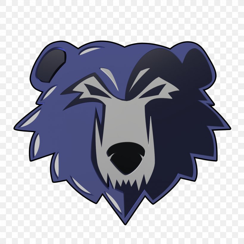 Logo Sport Team Grizzly Bear, PNG, 1500x1500px, Logo, Blue, Carnivoran, Dog Like Mammal, Fictional Character Download Free