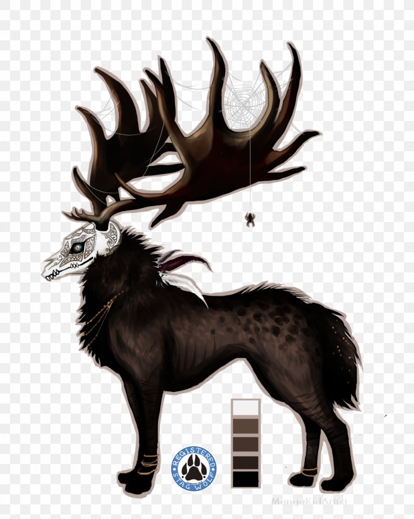 Reindeer Antler Elk Gray Wolf, PNG, 1024x1286px, Reindeer, Antler, Art, Black And White, Deer Download Free