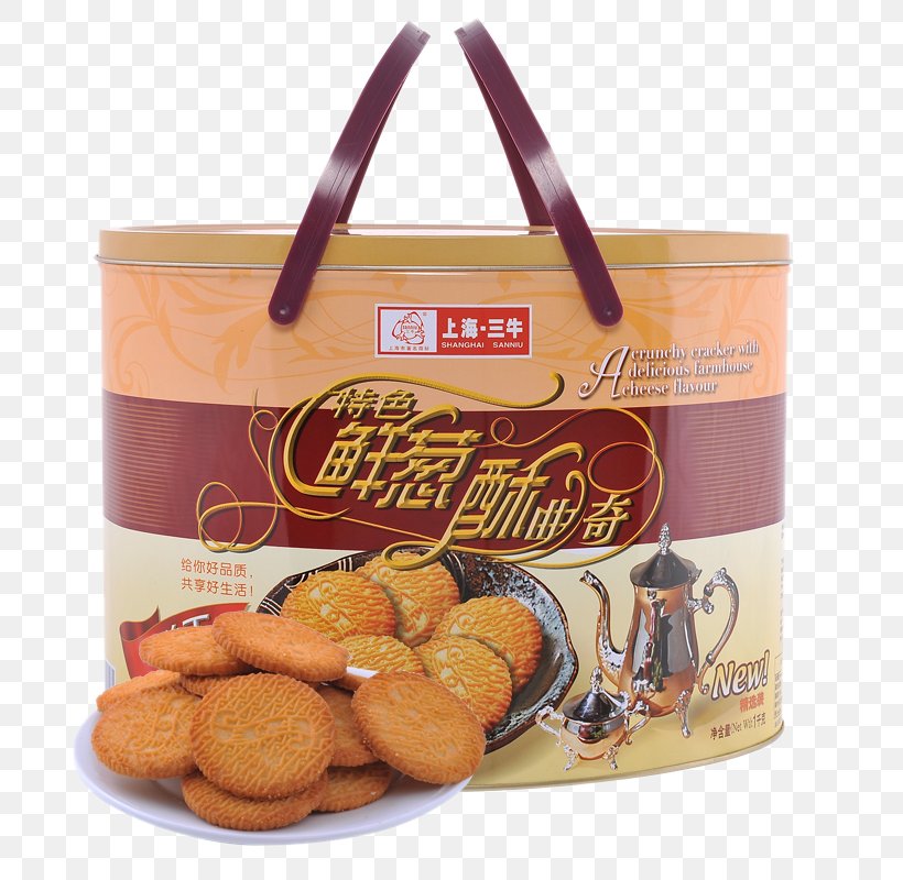 Shanghai Sanniu Food Limited Company Biscuit Snack Cookie Cracker, PNG, 800x800px, Biscuit, Allium Fistulosum, Cookie, Cracker, Finger Food Download Free