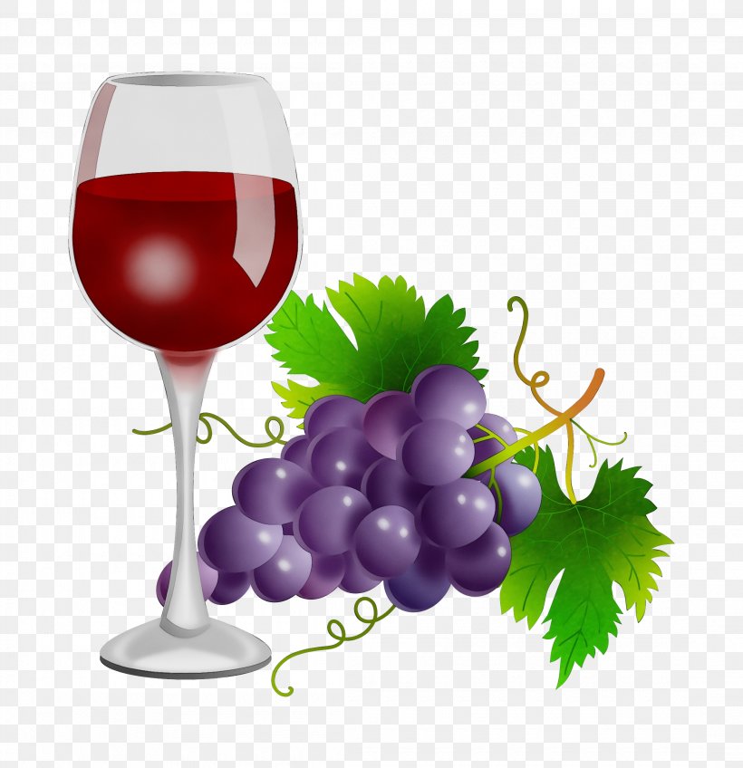 Wine Glass, PNG, 2200x2276px, Watercolor, Bottle, Glass, Grape, Grape Leaves Download Free