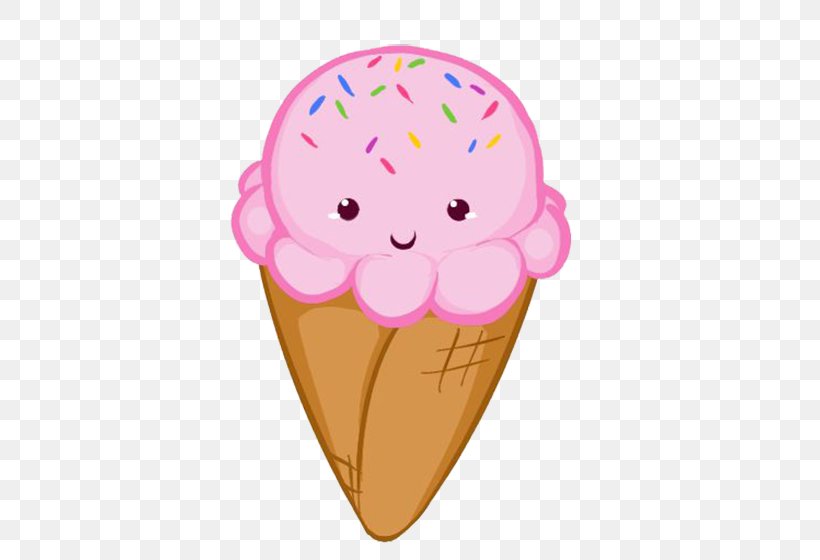 Ice Cream Cone Chocolate Ice Cream Strawberry Ice Cream, PNG, 500x560px, Ice Cream, Cartoon, Chocolate Ice Cream, Cream, Cuteness Download Free