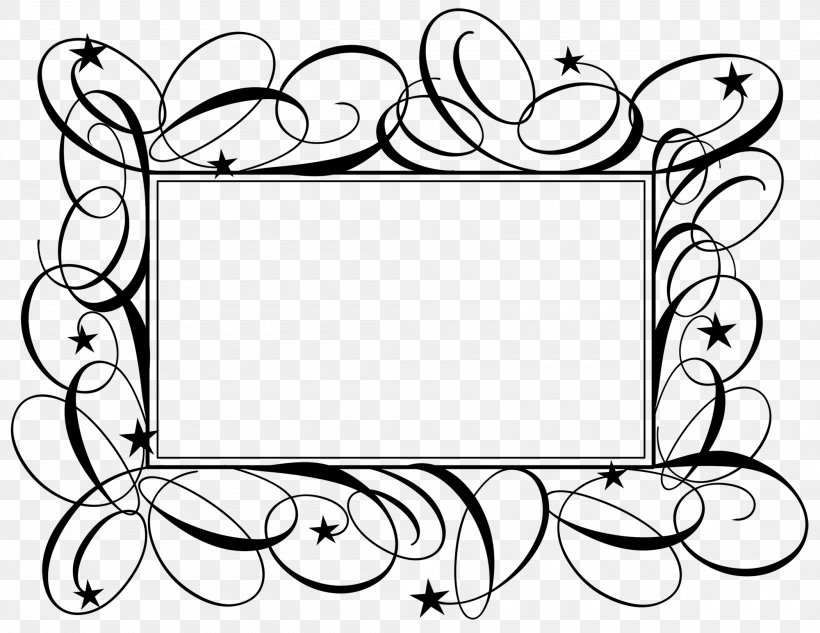 Picture Frames Clip Art, PNG, 2100x1623px, Picture Frames, Area, Art, Black, Black And White Download Free