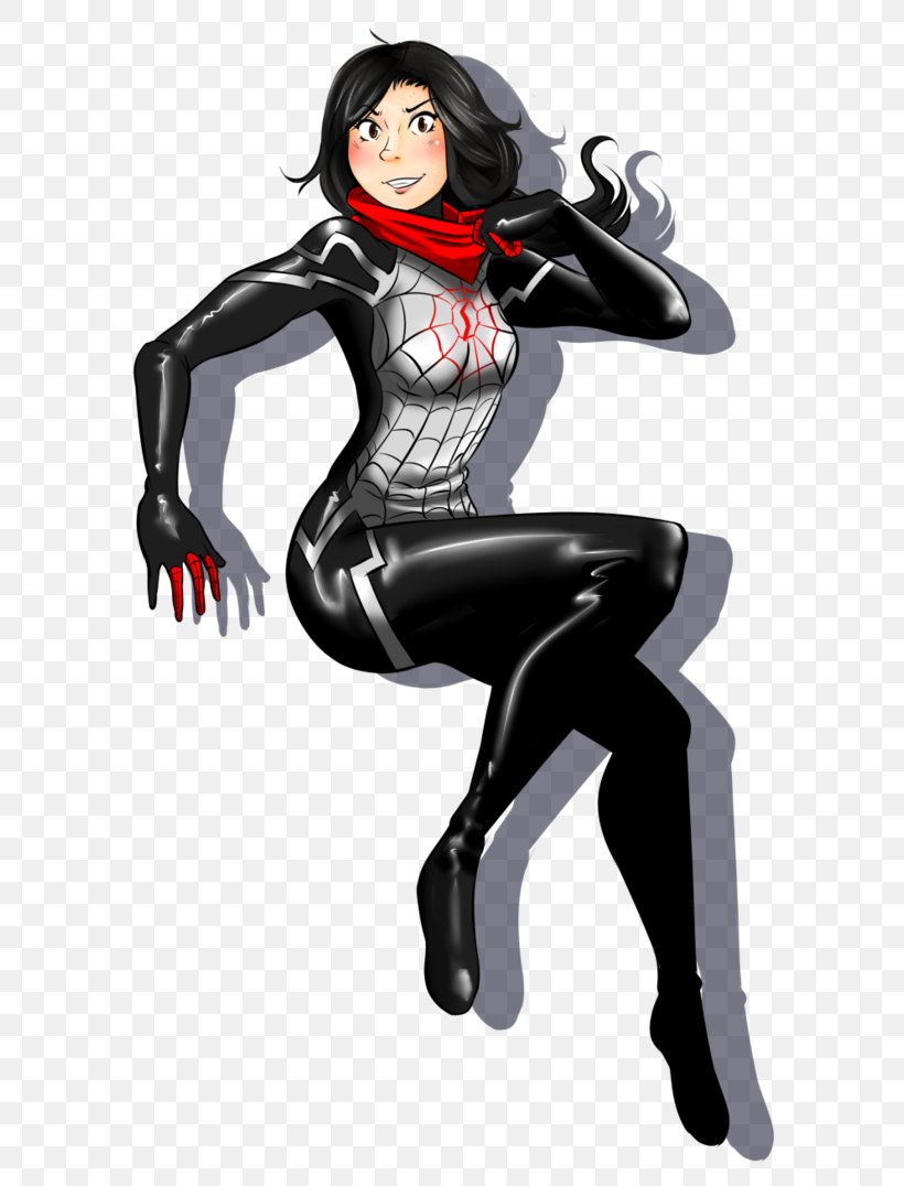 Spider-Man Silk Spider-Verse Wasp Character, PNG, 742x1076px, Watercolor, Cartoon, Flower, Frame, Heart Download Free