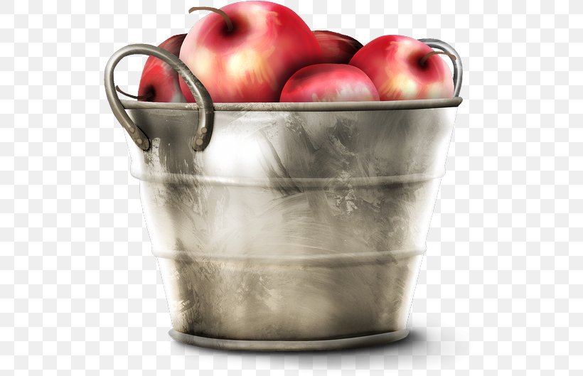Apple Bucket Fruit Clip Art, PNG, 527x529px, Apple, Apples, Barrel, Bucket, Computer Download Free