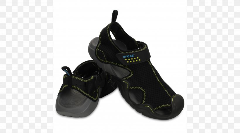 Crocs Sandal Water Shoe Clog Mail Order, PNG, 3600x2000px, Crocs, Black, Boot, Clog, Cross Training Shoe Download Free