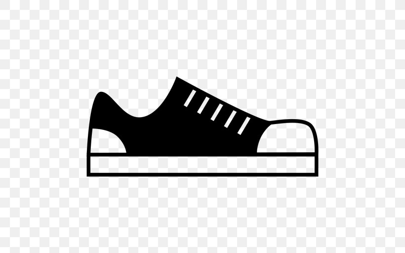 Sneakers Slipper High-heeled Shoe Clip Art, PNG, 512x512px, Sneakers, Area, Ballet Shoe, Black, Black And White Download Free