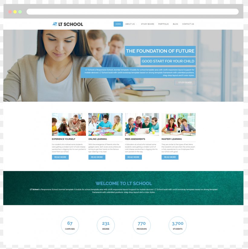 Web Page Responsive Web Design School Website, PNG, 1911x1921px, Web Page, Brand, Business, Display Advertising, Education Download Free