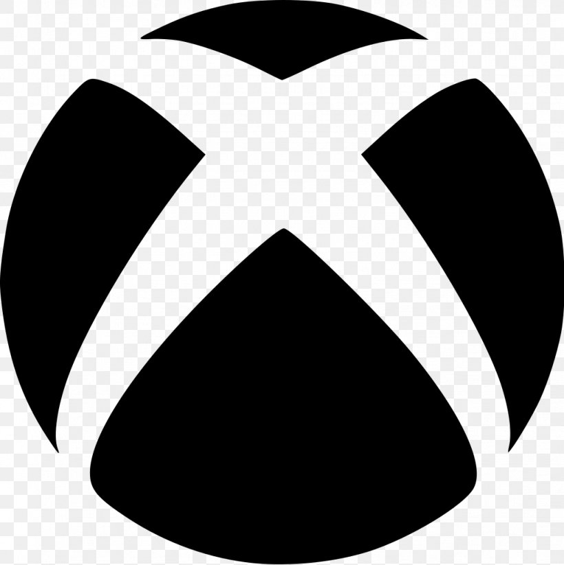 Xbox 360 Xbox One Clip Art, PNG, 1021x1024px, Xbox 360, Black, Black And White, Display Resolution, Logo Download Free