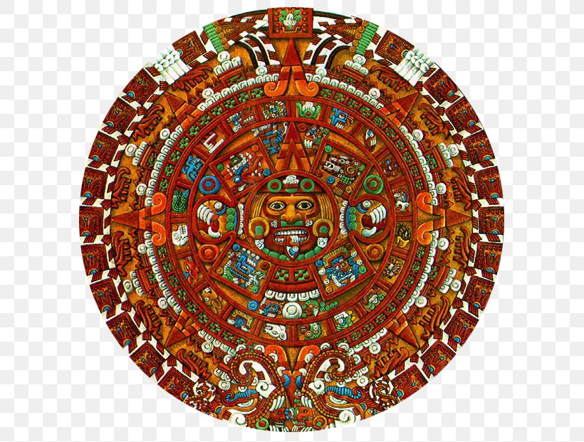 Aztec Calendar Stone Maya Civilization Aztec Empire, PNG, 631x621px, Aztec Calendar Stone, Aztec, Aztec Calendar, Aztec Empire, Calendar Download Free