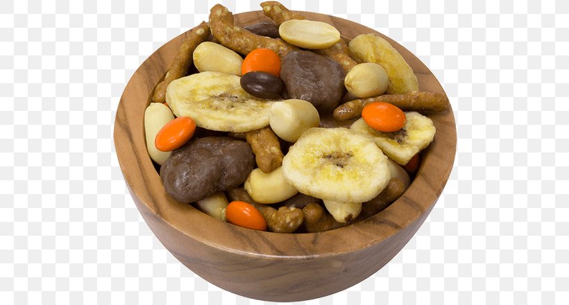 Banana Food Snack Mix Vegetarian Cuisine Trail Mix, PNG, 700x440px, Banana, Banana Chip, Chocolate, Cuisine, Dish Download Free