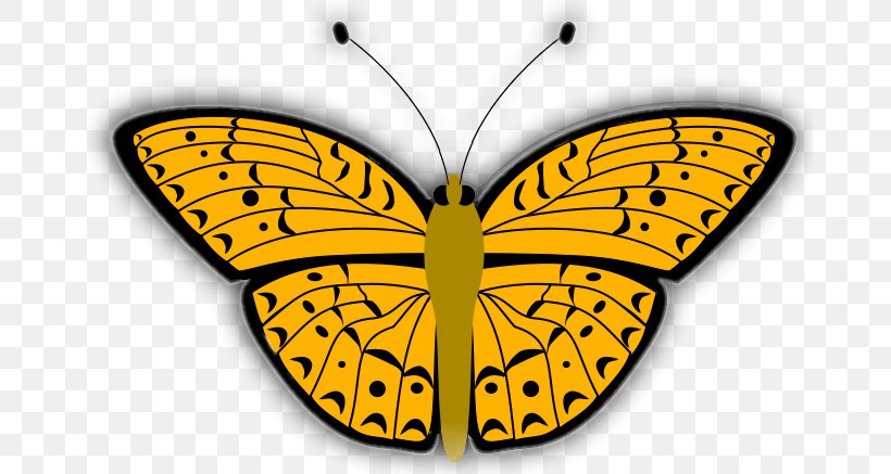 Butterfly Insect Drawing Clip Art, PNG, 676x437px, Butterfly, Animal, Brush Footed Butterfly, Butterflies And Moths, Coloring Book Download Free