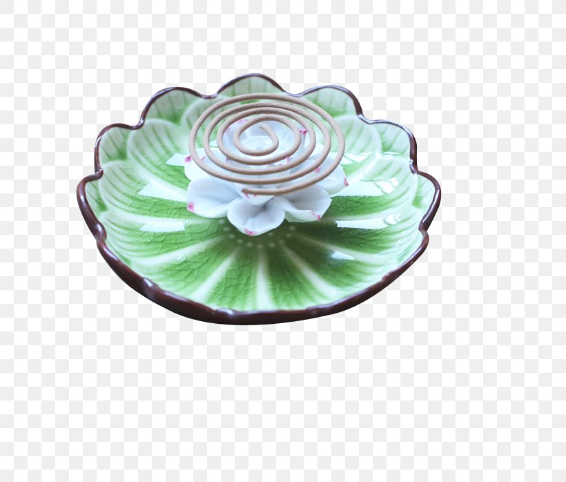 Censer Incense Nelumbo Nucifera, PNG, 750x698px, Censer, Designer, Dishware, Green, Incense Download Free