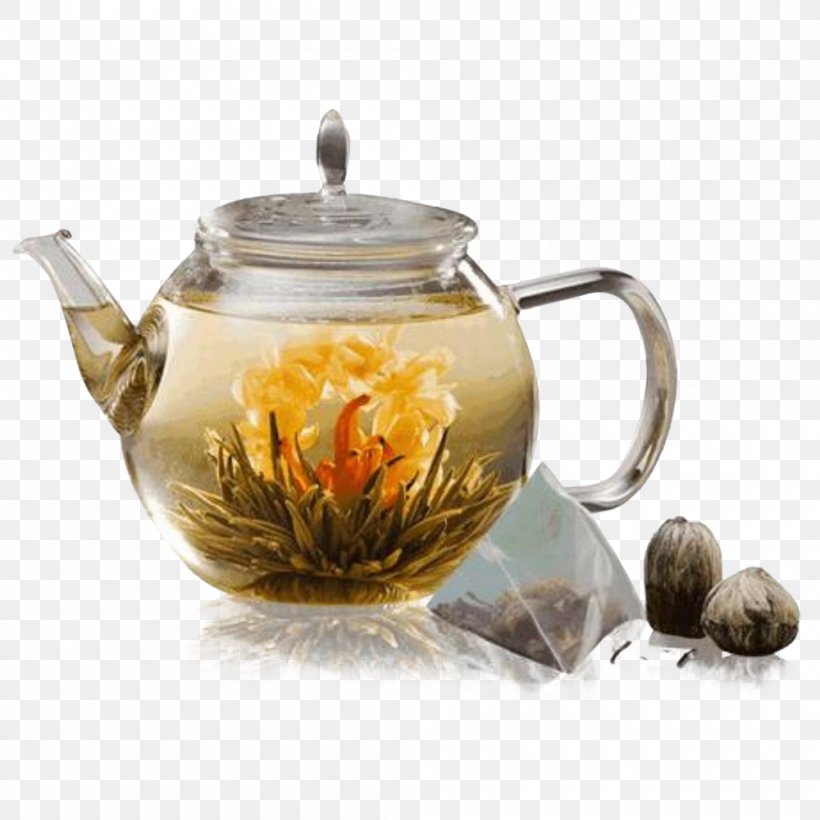 Flowering Tea White Tea Teapot Tea Set, PNG, 1000x1000px, Tea, Assam Tea, Cup, Da Hong Pao, Dianhong Download Free