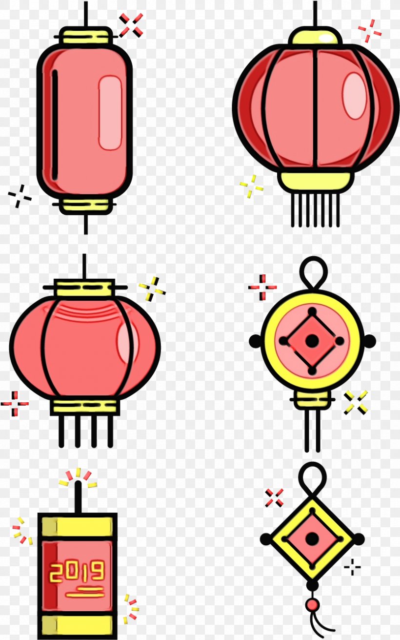 Line Yellow Lantern, PNG, 833x1332px, Watercolor, Lantern, Paint, Wet Ink, Yellow Download Free