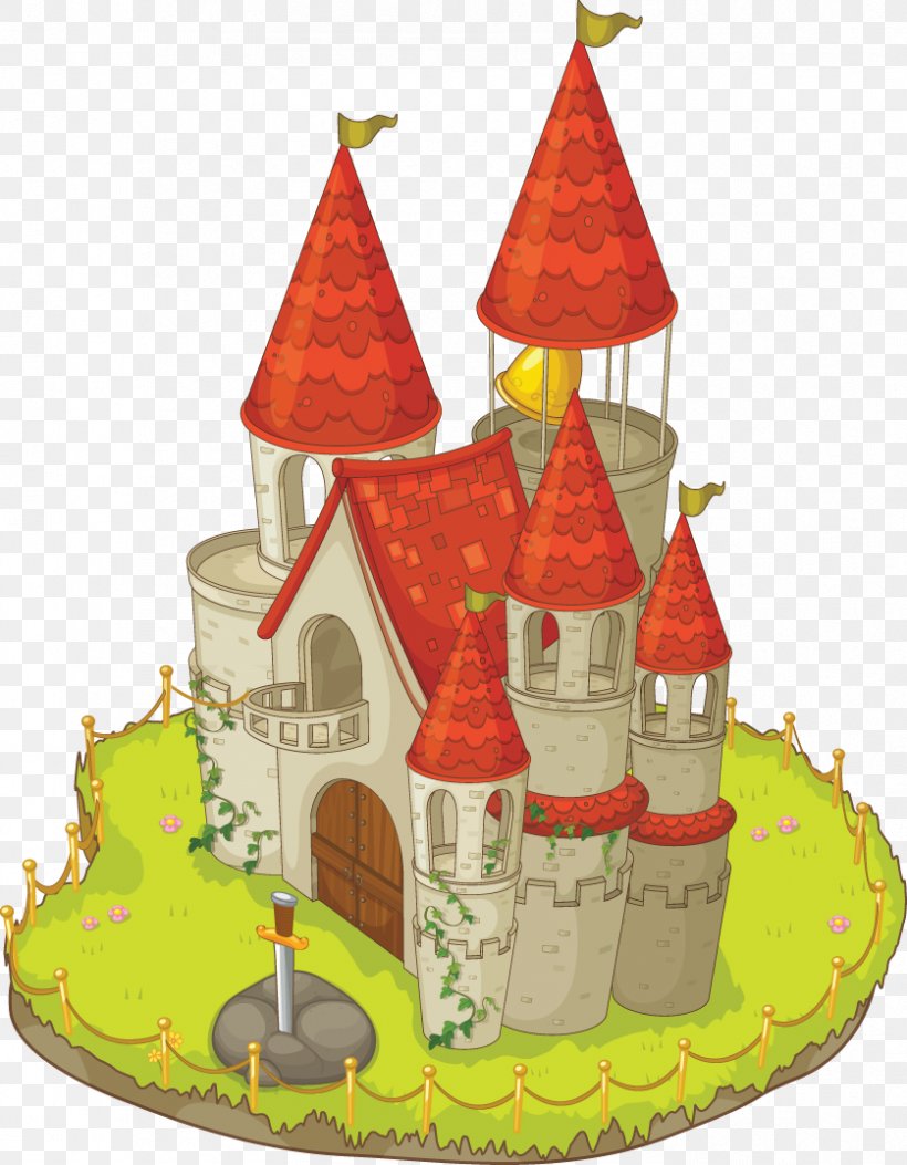 Moat Cartoon Castle Royalty-free, PNG, 837x1075px, Moat, Cartoon, Castle, Christmas, Christmas Decoration Download Free
