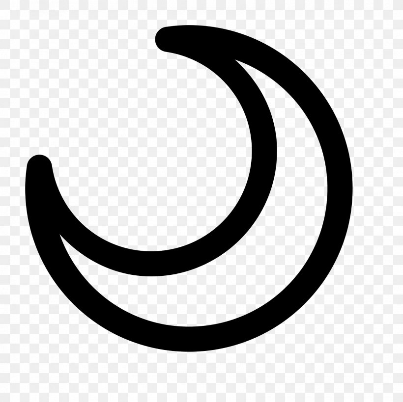 Crescent Symbol Drawing Clip Art, PNG, 1600x1600px, Crescent, Black And White, Drawing, Lunar Phase, Monochrome Download Free