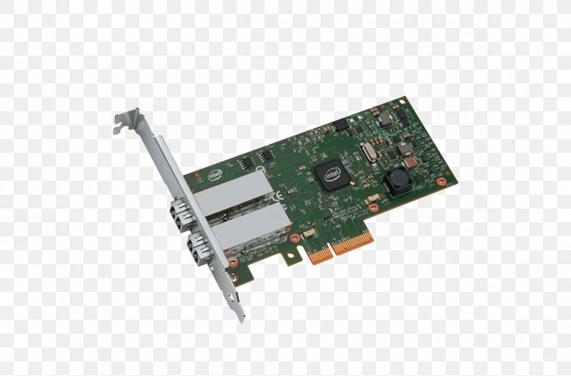 Intel PCI Express Network Cards & Adapters Gigabit Ethernet, PNG, 1200x792px, Intel, Adapter, Computer Component, Computer Network, Computer Port Download Free