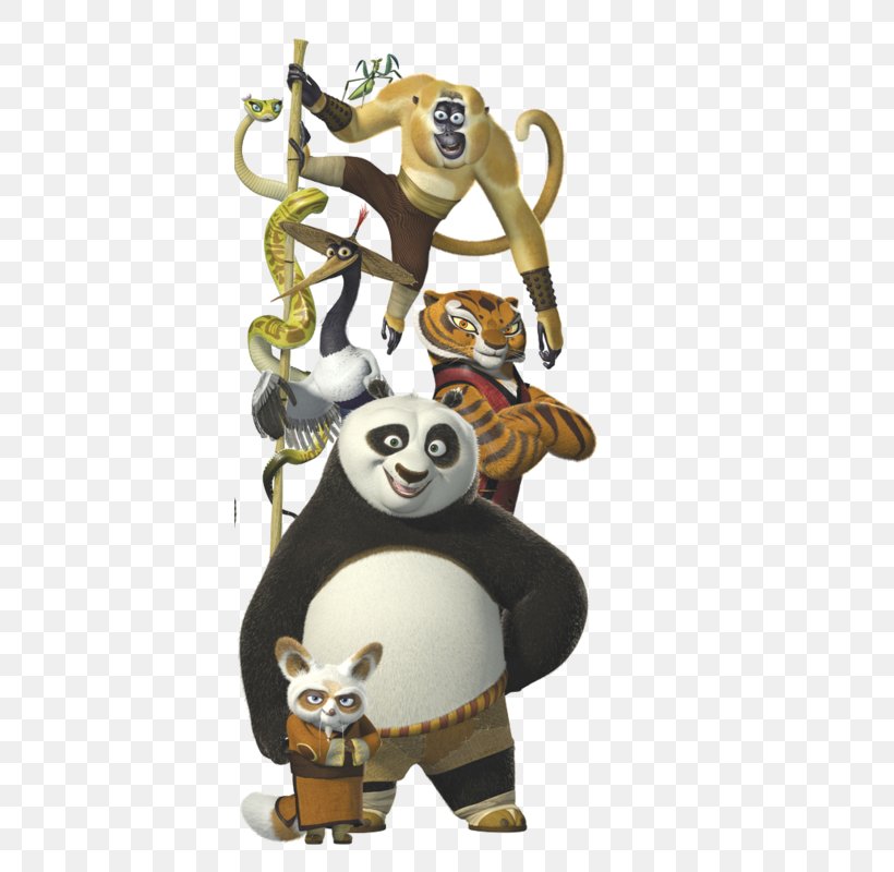 Po Tigress Master Shifu Giant Panda Kung Fu Panda, PNG, 390x800px, Tigress, Figurine, Giant Panda, Jack Black, Kung Fu Panda Download Free