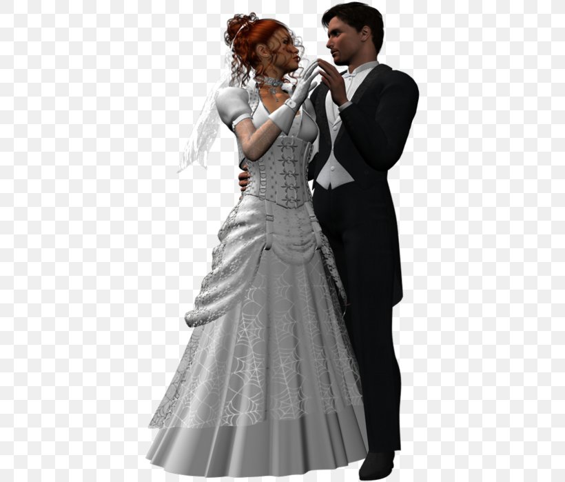 Wedding Dress Marriage Tuxedo Clip Art, PNG, 402x699px, Wedding Dress, Bridal Clothing, Bride, Community, Costume Download Free