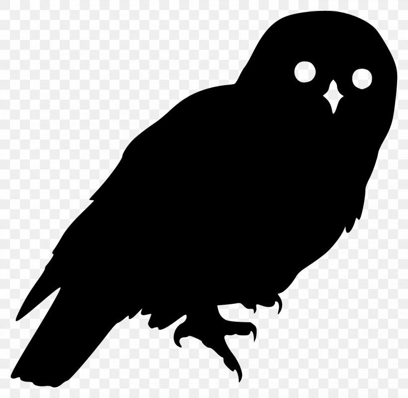 Barred Owl Silhouette Clip Art, PNG, 1348x1314px, Owl, Barred Owl, Beak, Bird, Bird Of Prey Download Free
