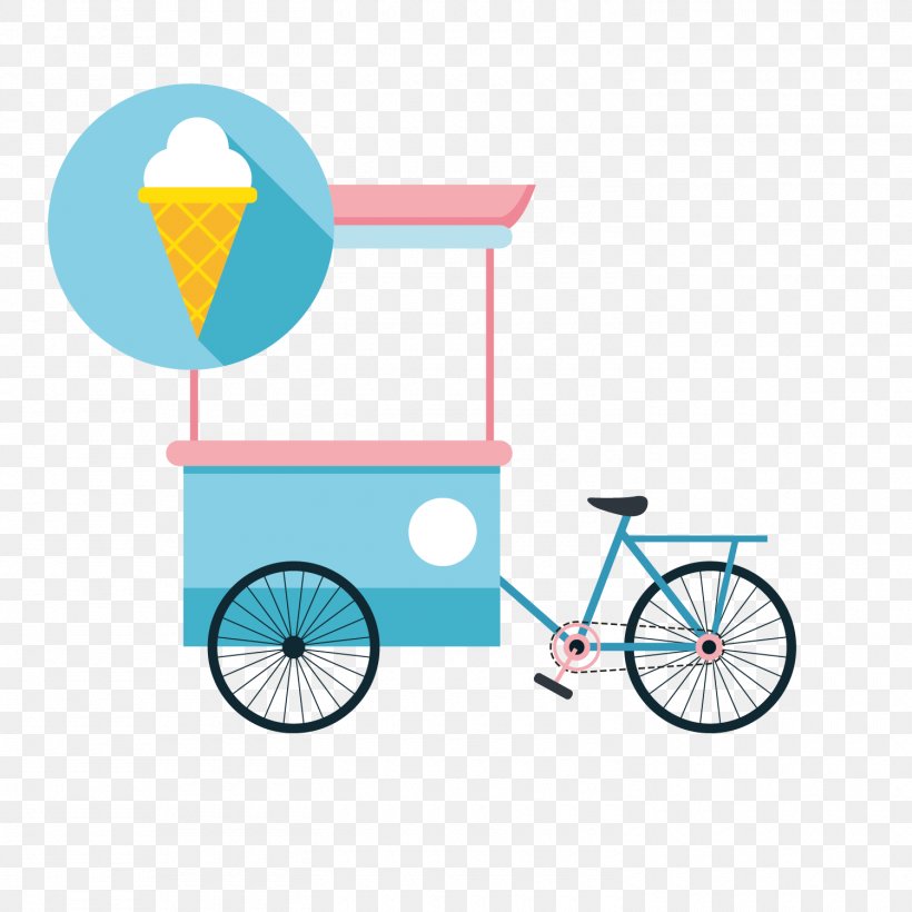 Ice Cream Cartoon Clip Art, PNG, 1500x1500px, Ice Cream, Animation, Area, Artworks, Bicycle Download Free