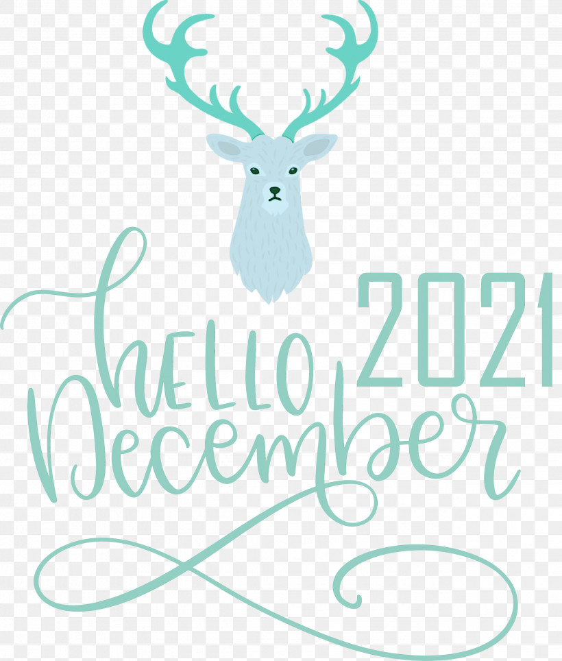 Reindeer, PNG, 2551x3000px, Hello December, Antler, December, Deer, Line Download Free